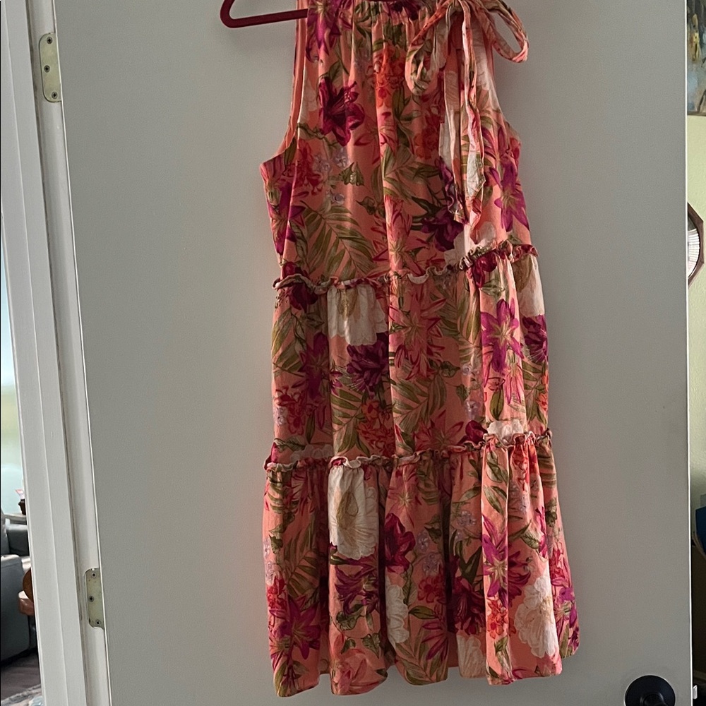 Vince Camuto Floral Pink Dress